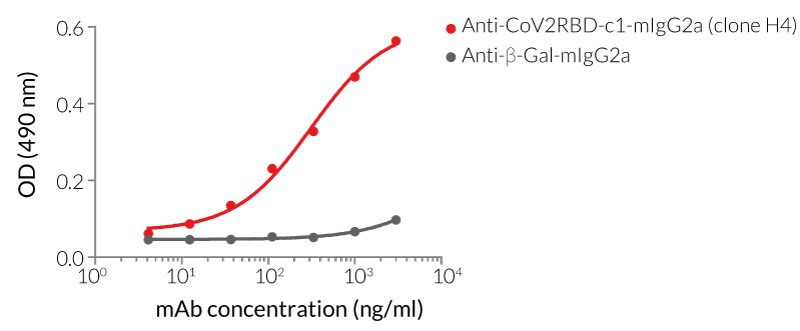 Anti-CoV2RBD-c1-mIgG2a ELISA