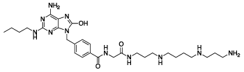 Chemical structure of CL097