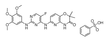 Chemical structure of R406