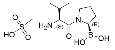 Chemical structure of Val-boroPro