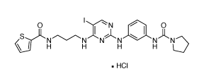 Chemical structure of BX795