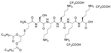 Chemical structure of Pam2CSK4