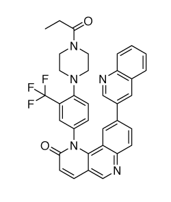 Chemical structure of Torin 1